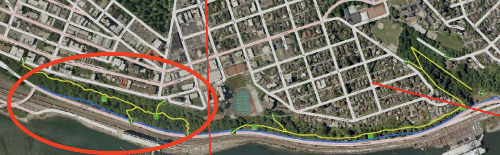 Schuster Slope map